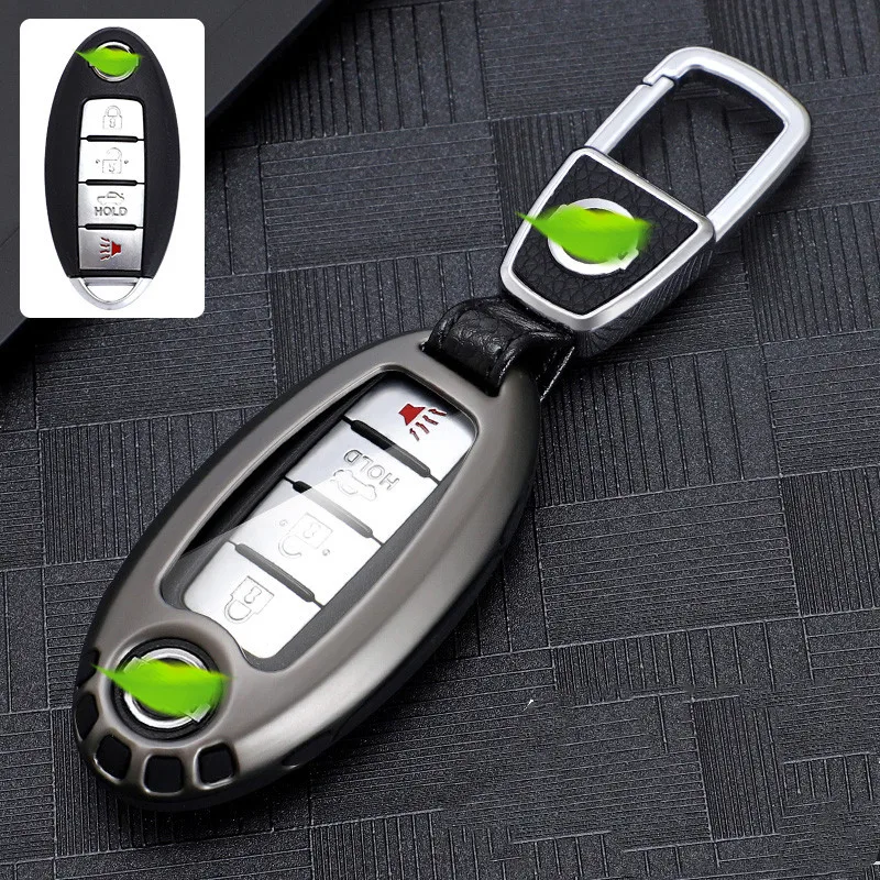 

Car key cover case for nissan juke leaf micra k12 note patrol qashqai j11 j10 versa tiida x-trail xtrail x trail t32 Infiniti