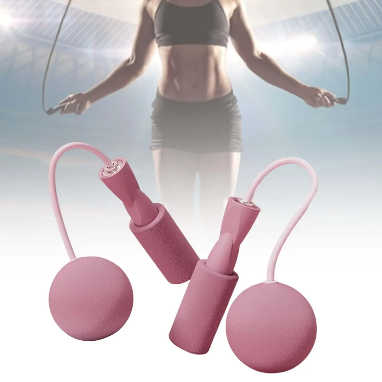 

Cordless Jump Rope With Heavy Balls Sports Fitness Training Bodybuilding Exercise Rapid Speed Skipping Rope Home Gym Equipment