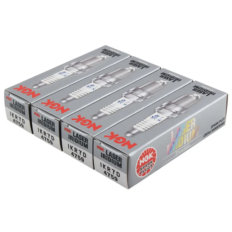Свеча зажигания NGK Iridium IKR7D 4759 для FIAT 500 500C 500X 500L PUNTO PALIO TIPO DOBLO IDEA STRADA ARGO DAIHATSU TERIOS SIRION