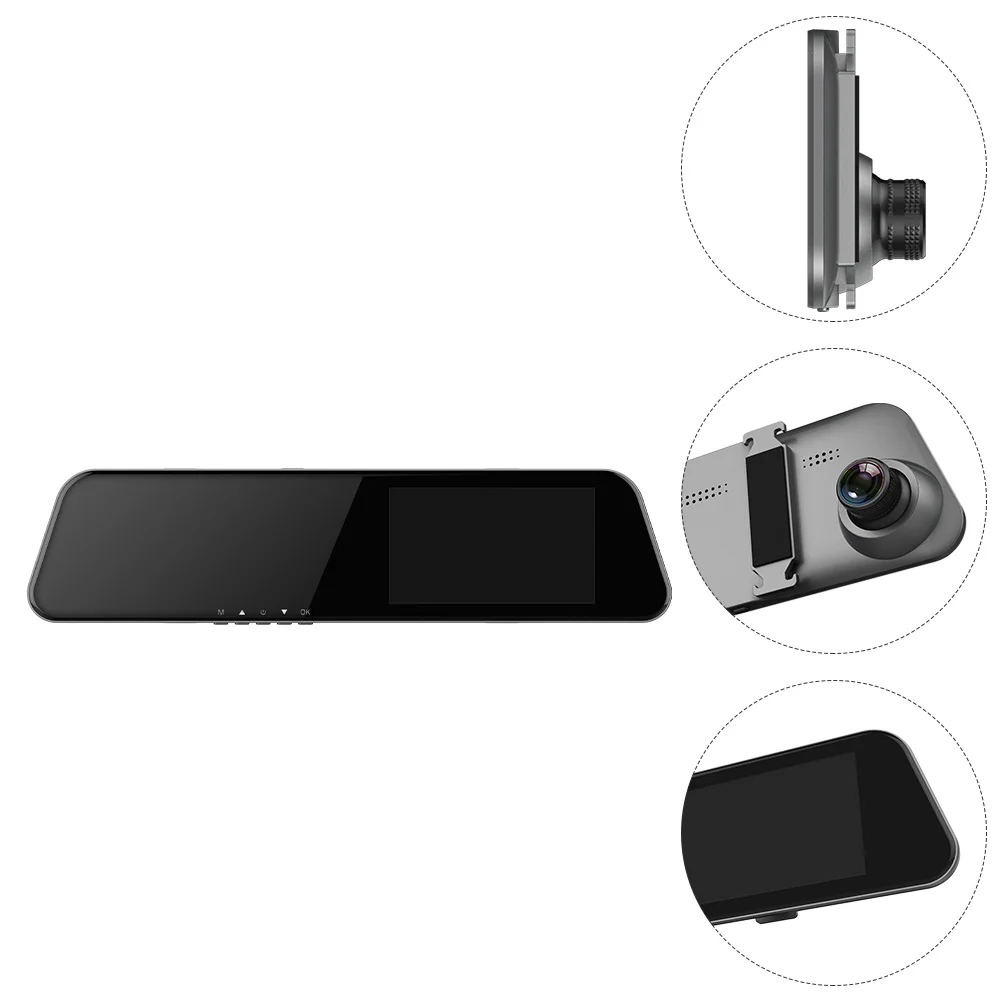 

1 Pc Durable High Definition Dual Lens Night Vision Dash Cam (Dark Grey)