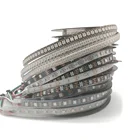 Светодиодная лента WS2812b, Пиксельная умная лампа для украшения гостиной, чернаябелая, с печатной платой, 5 в постоянного тока, RGB, лампа 5050