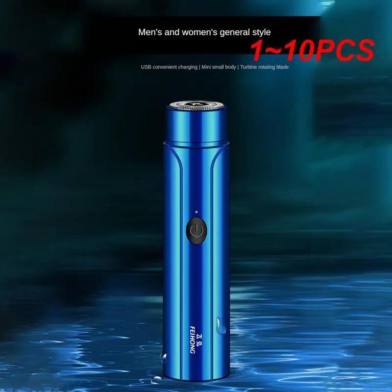 1 ~ 10 шт. мужские бритвы, Мини Портативная электробритва для лица и тела, Сменная головка для мужчин, моющаяся бритва, нож для бороды