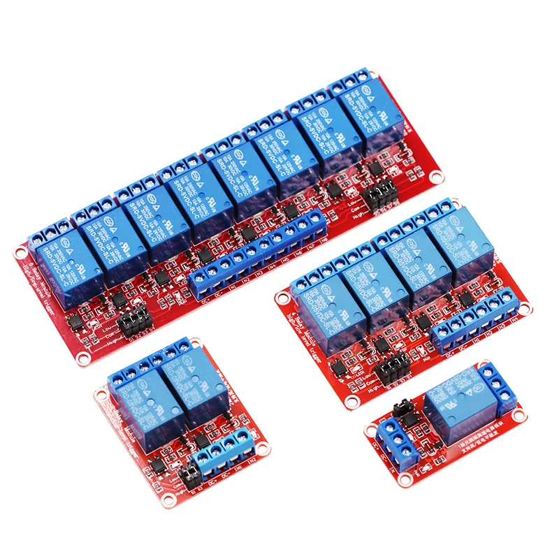 Релейный модуль 1 2 4 8 каналов 12 В плата релейного модуля со стандартным триггером