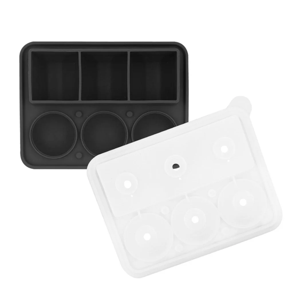 

Ice Cube Ball Mold Cafe Non-Stick Silicone Mould Refillable Molding Ice Cube Trays for For Party Bar Summer Whisky Drinks