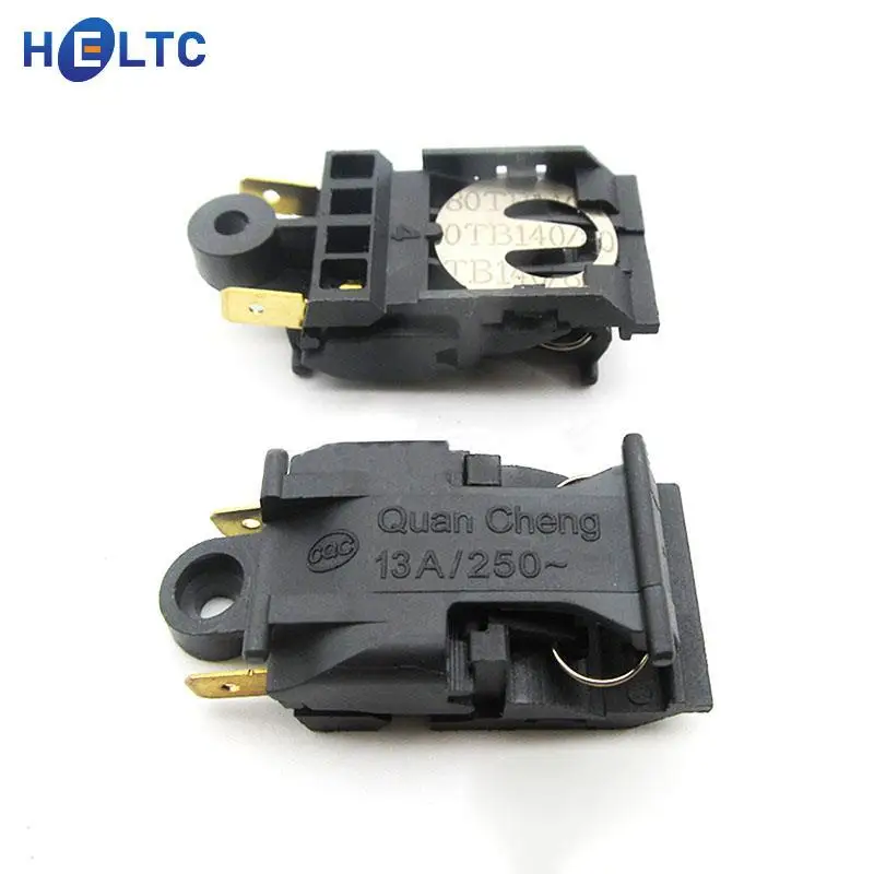 

2pcs Black 13A/16A 250V Switch Electric Kettle Thermostat Switch Steam Medium Kitchen Parts Accessories