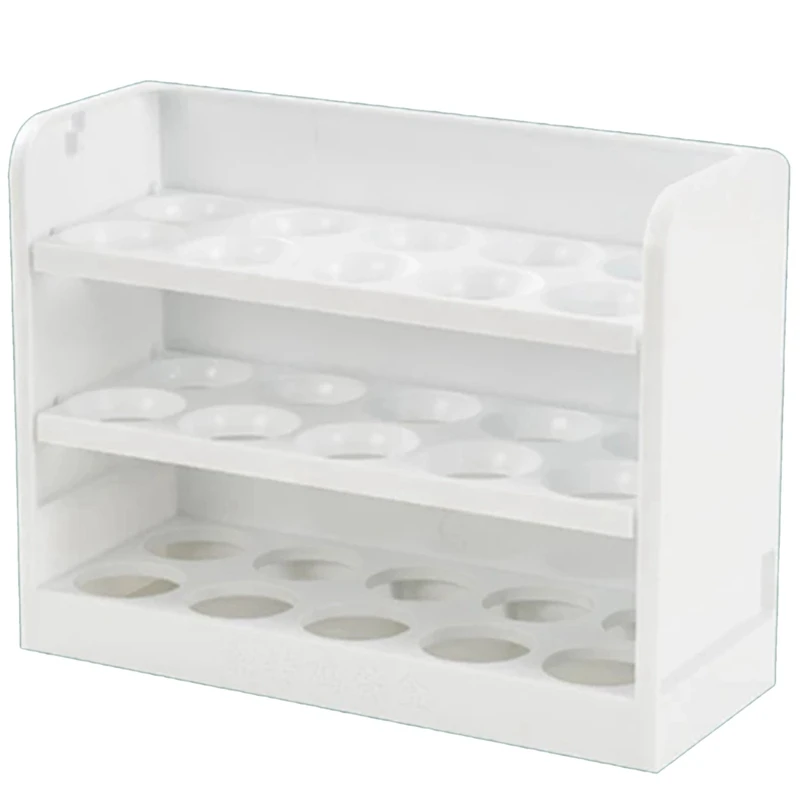 

Household Flip Egg Box Refrigerator Egg Storage Box Household Kitchen Rack Tool For Food Keep Fresh