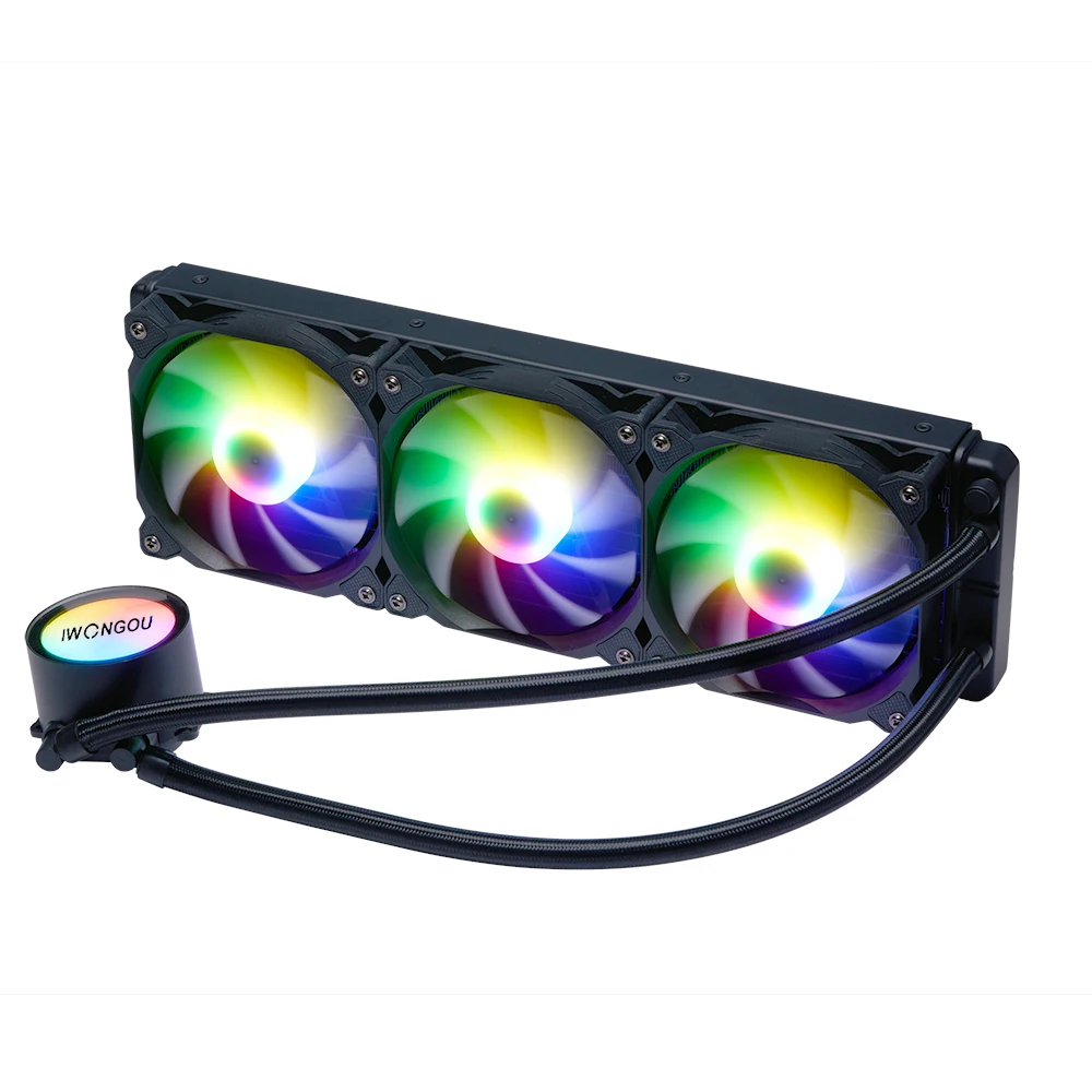 Водяной кулер IWONGOU для процессора медный радиатор LGA 2011 X99 X79 1151/1155/AMD120mm