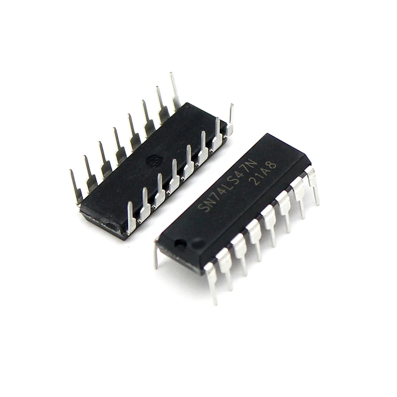 10Pcs/lot Sn74ls47n Dip-16 74ls47 74ls47n Dip DIY Electronic Kit Logic Ic Integrated Circuit Set