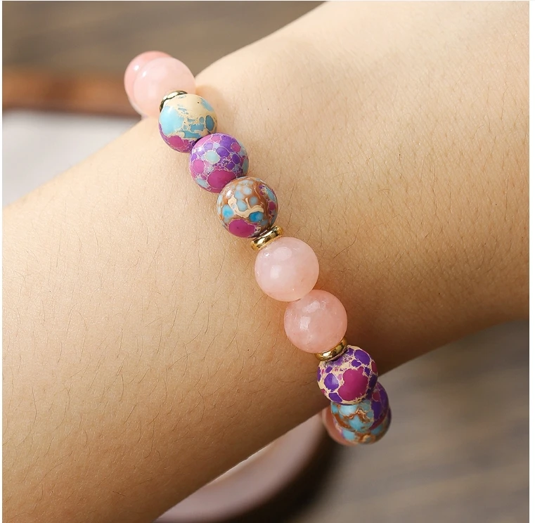 Трансграничный браслет для мужчин и женщин универсальный цитрин из натурального