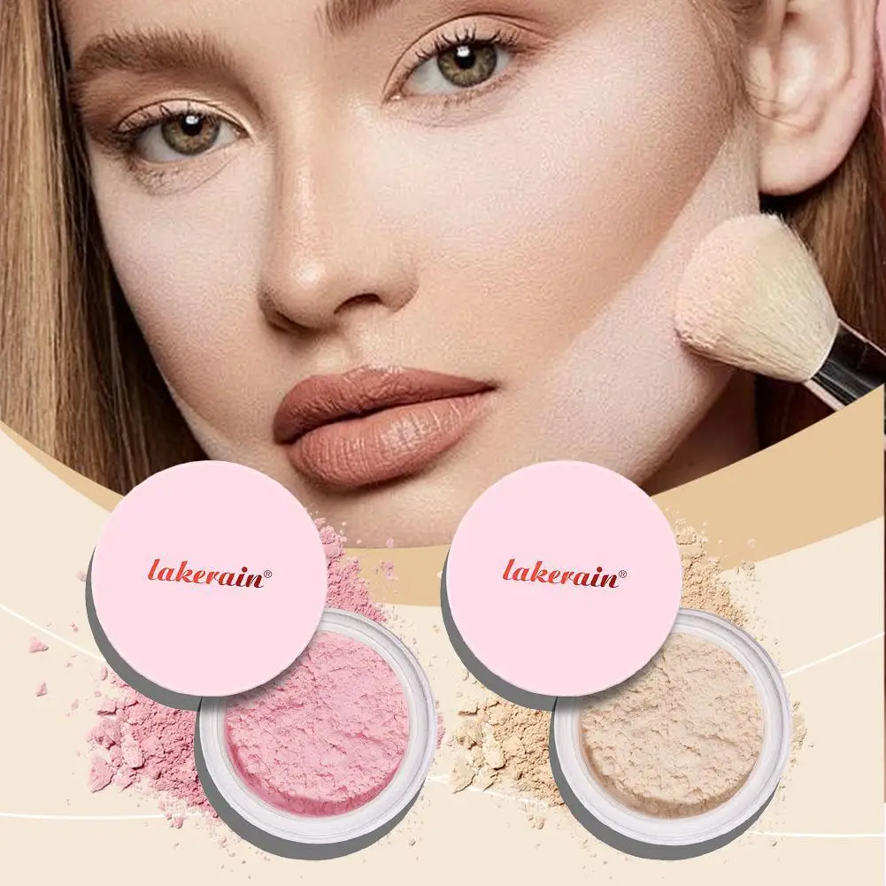 Lakerain Setting Powder Стойкая матовая натуральная фиксирующая пудра для контроля