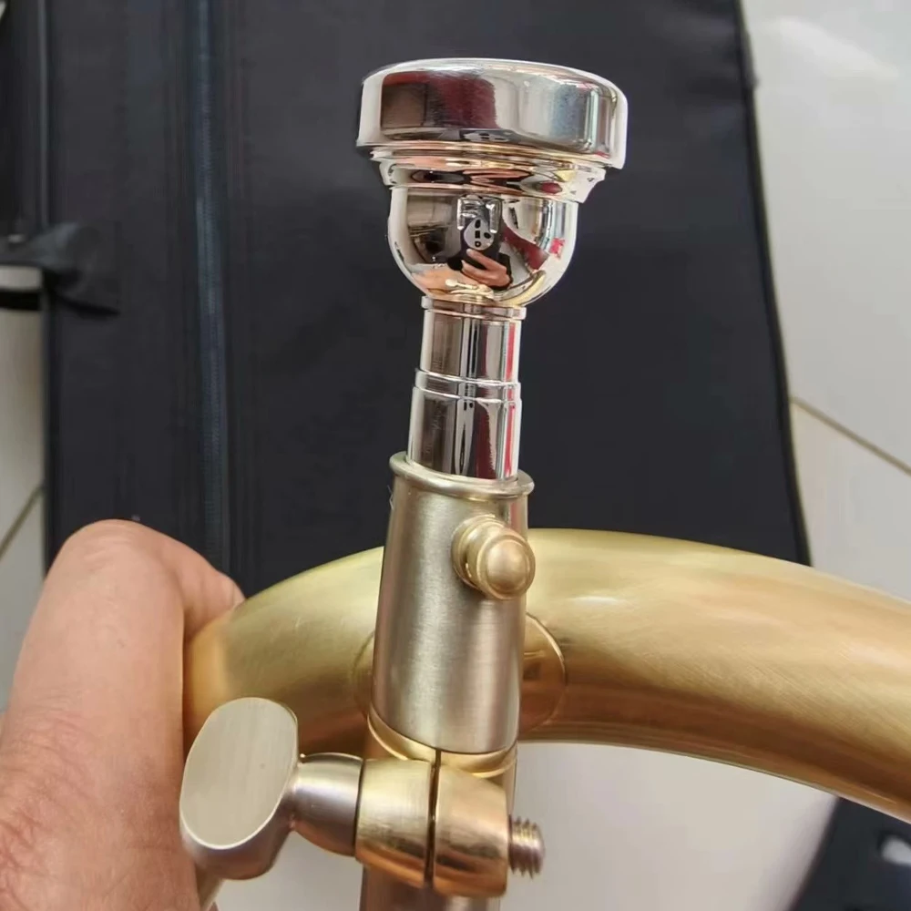 Профессиональный B-образный старинный медный щеточный коммерческий двуцветный