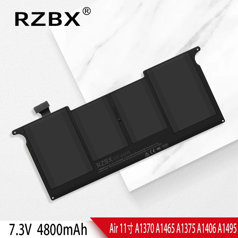 

Аккумулятор RZBX A1375 для Apple MacBook Air 11 дюймов, батарея для ноутбука A1370(2010 ) MC506 MC505 MC506LL/A MC505LL/A 202-6920-A MC507LL/A 7,3 В