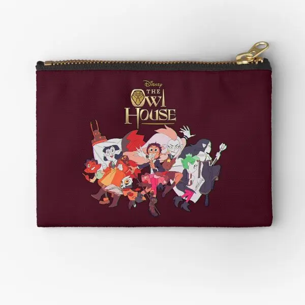 

The Owl House Cartoon Tv Show Zipper Pouches Coin Panties Underwear Bag Storage Socks Packaging Cosmetic Money Women Pocket Key