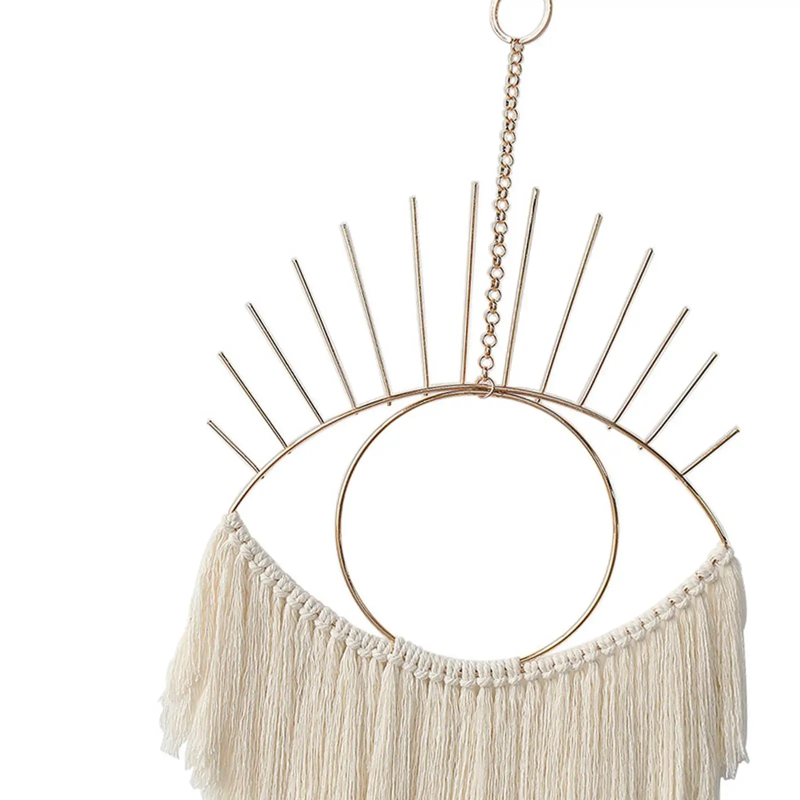 Искусственная макраме стена металлический глаз подарок кисточки ремесла