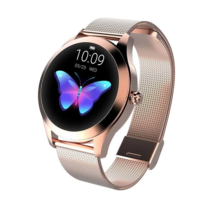 

IP68 waterproof smart watch Women's cute bracelet Heart rate monitor Sleep monitoring smart watch connected to iOS Android KW10