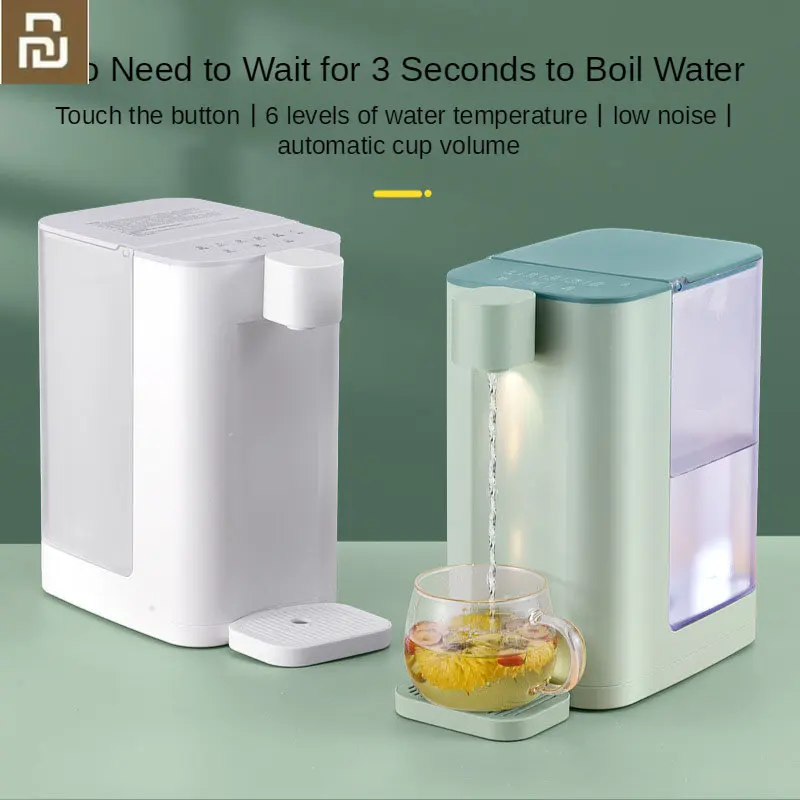 YOUPIN Desktop Water Dispenser Kitchen Household Electric Water Dispenser 3L Sensor Switch Automatic Water Treatment Appliances