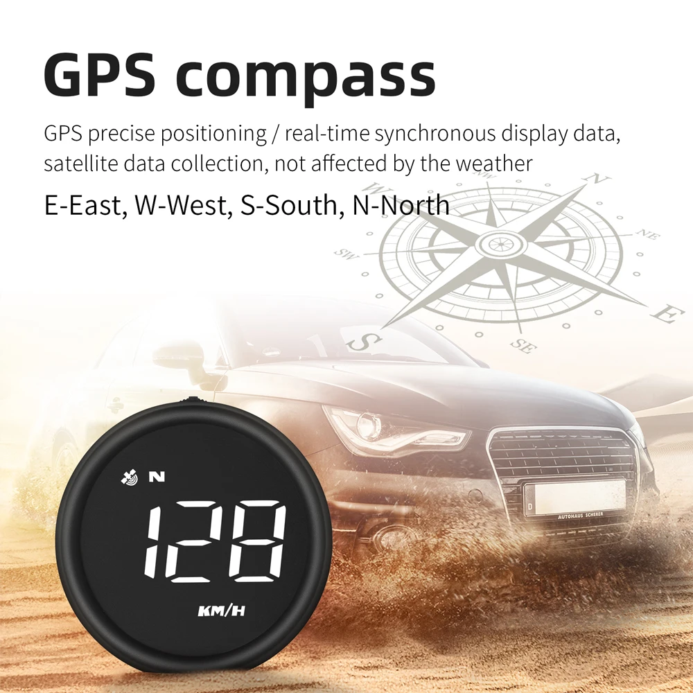 Автомобильный HUD-дисплей для Ford Focus 2004~2011 цифрового спидометра проектора информации гоночного GPS-скоростиметра включен.