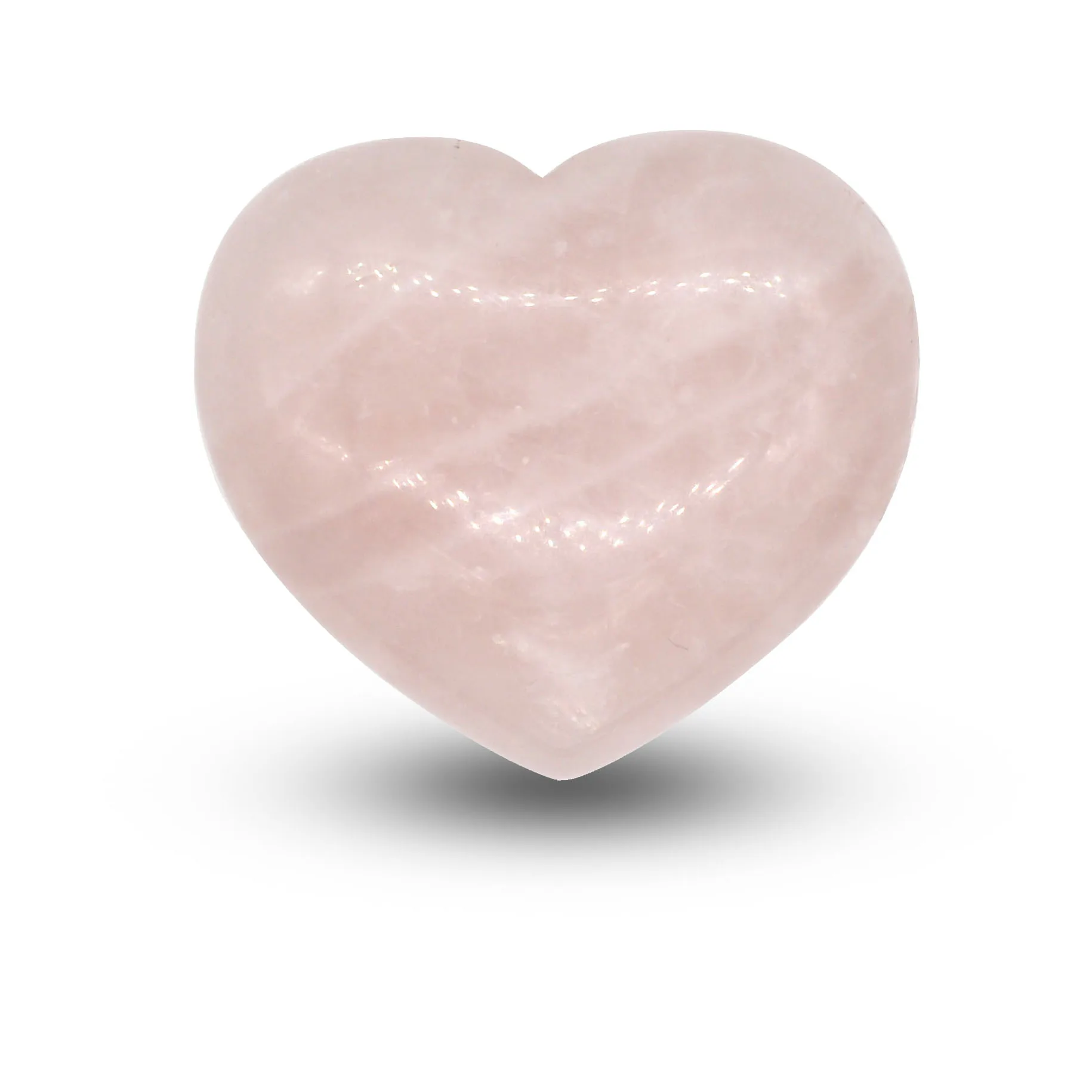 

6PCS Healing Chakra Rose Quartz Heart Love Stones Set Bulk Polished Pocket Palm Thumble Gemstone Reiki Balancing Crystal Beads