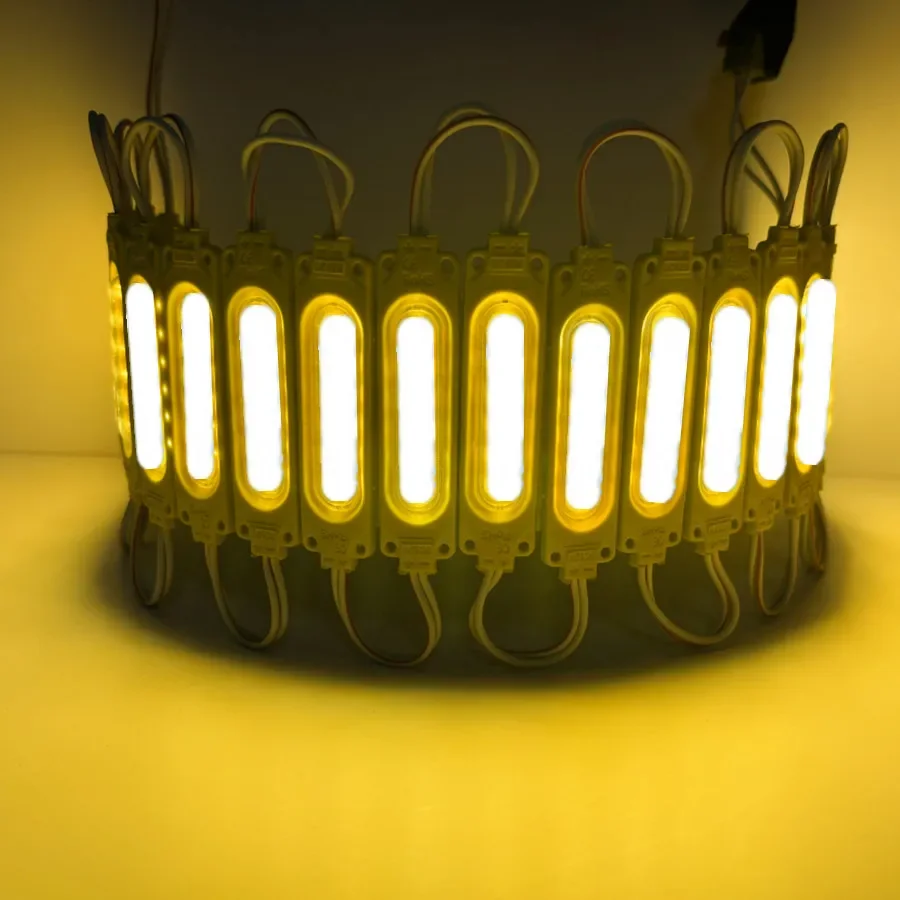 

Водонепроницаемые светодиодные модули COB Epistar 12В теплый белый цвет