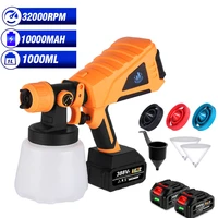 1000ml electric cordless spray gun household disinfection sterilization for makita 18v battery with 3 nozzle flow control tool