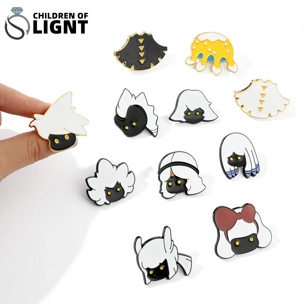 

Sky：Children of the Light Fashion Enamel Brooches Women Jewelry Cute Anime Pins for Bag Metal Badges For Clothes Jewelry