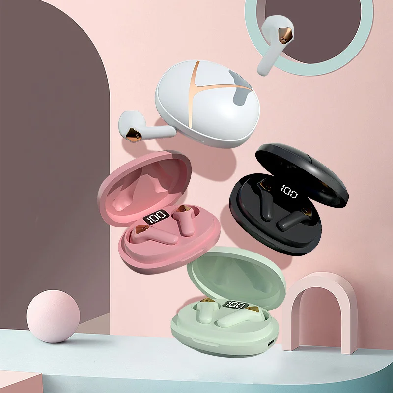 

2021 TWS Wireless Bluetooth 5.0 Earphone Touch Control 9D Stereo Headset with Mic Sport Earphones Waterproof Earbuds LED Display