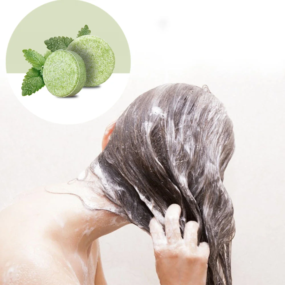 

Natural Hair Washing Shampoo Soap Organic Oil Cleansing Nourishing Oil Control Itching Relieving Moisturizing Hair Care Random