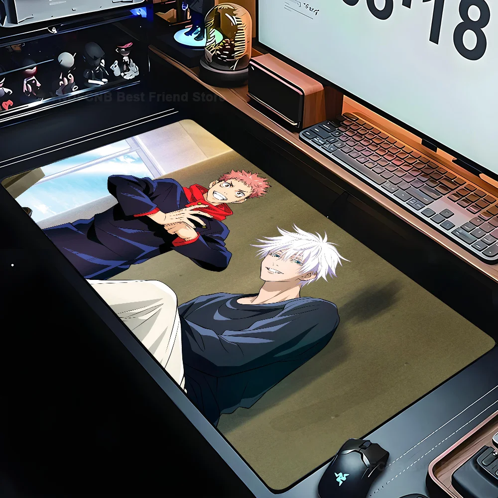 Классный коврик для мыши Аниме juютсу Kaisen Настольный с подкладкой игровые