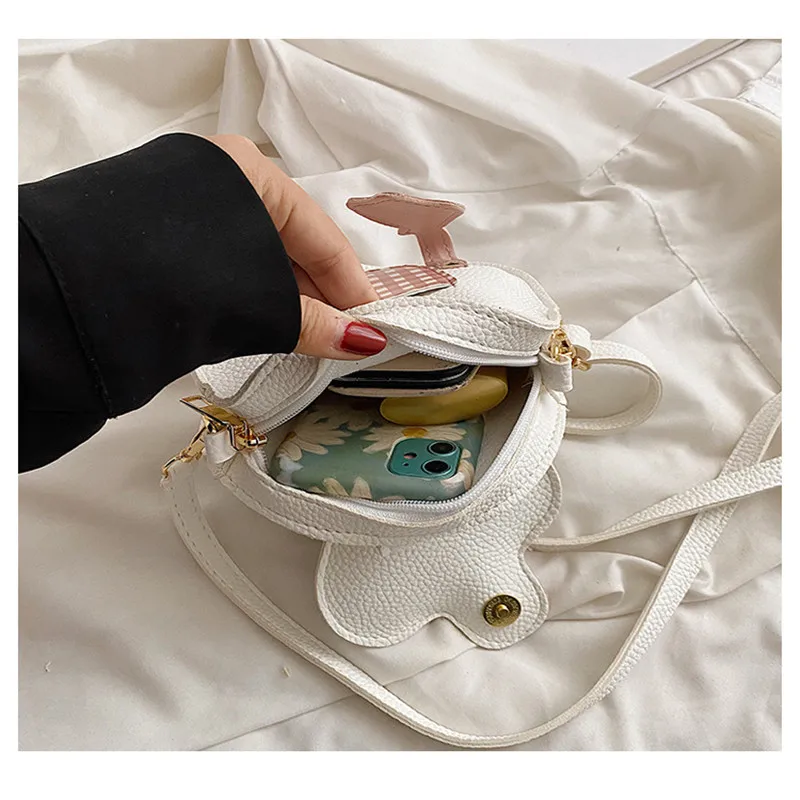 2022 Cute Cartoon Shoulder Bag Duck Kawaii Women Personality Cartoon Animal Purses Handbag Girl Crossbody Bags Fashion Clutch