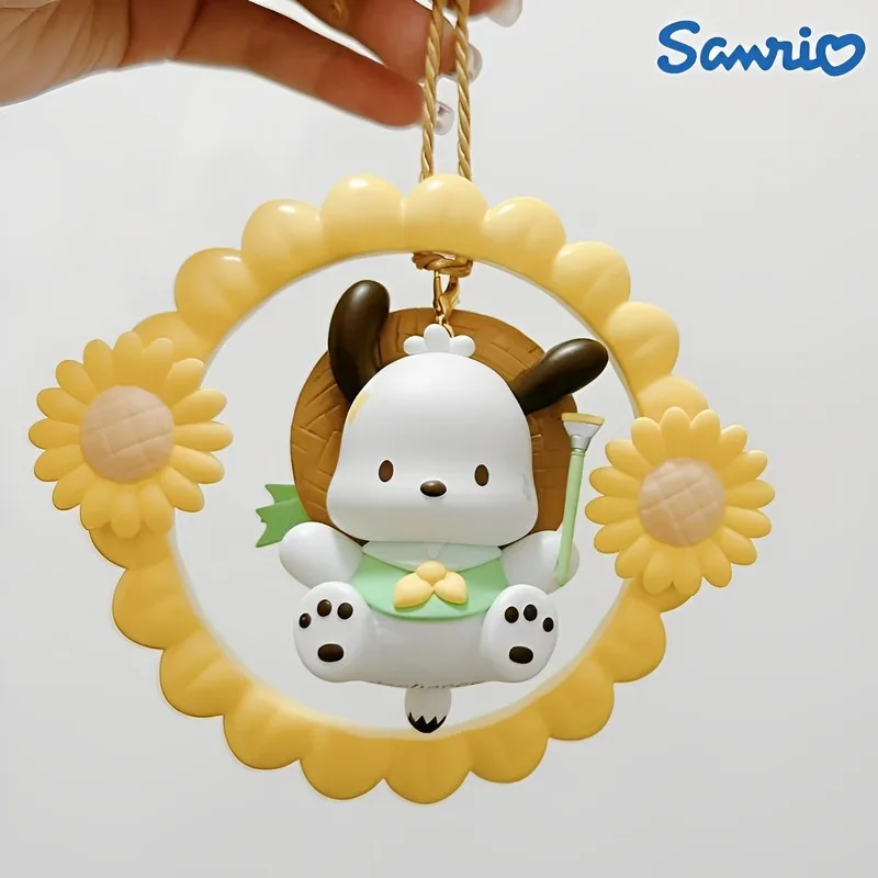 

Sanrio Оригинальная юбка с цветами и детством, аниме-фигурка, сюрприз, сумка, коллекция, детская игрушка, подарок, распродажа