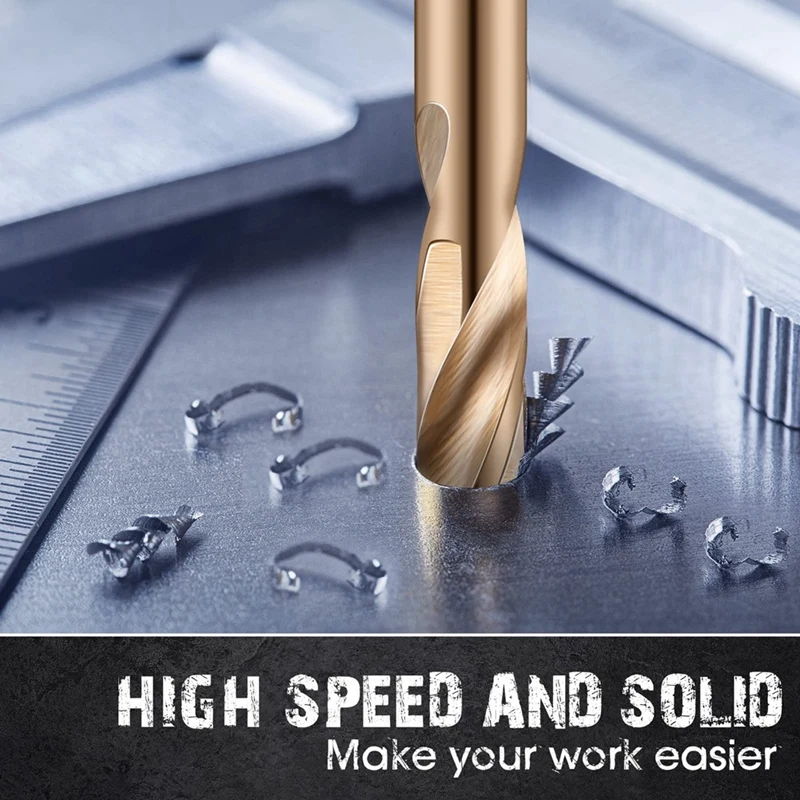 Кобальтовые сверла дюйма 30 шт. двухсторонние кобальтовые для закаленной стали