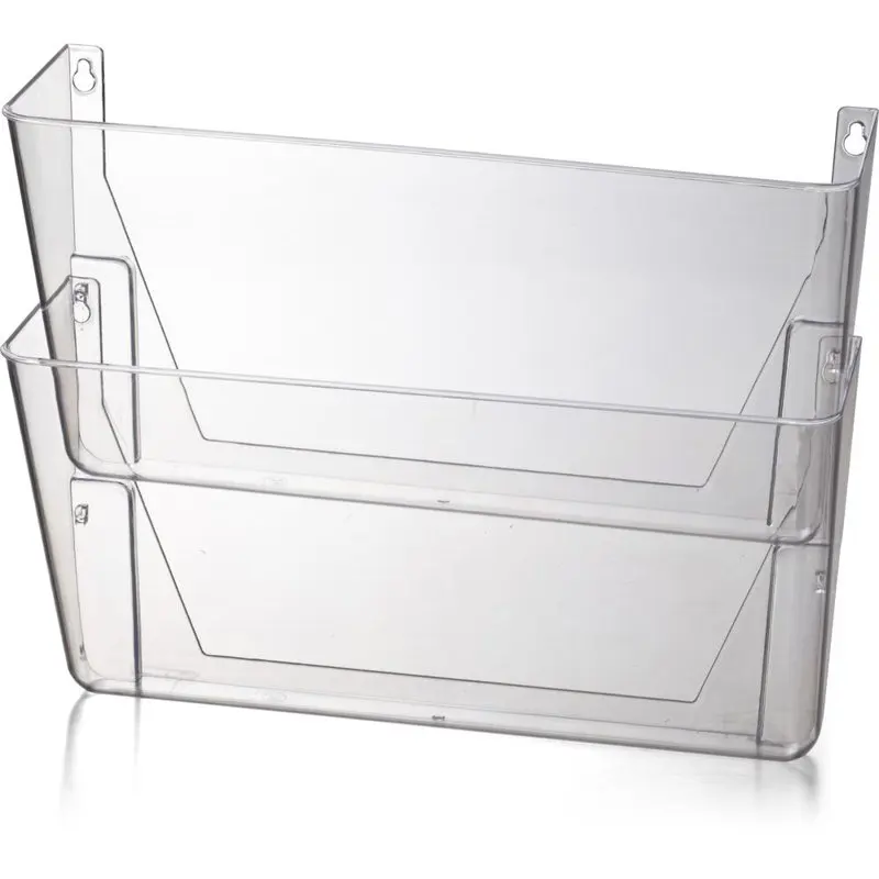 

Wall File Letter Size Clear 2/Pack (21404) desk accessories