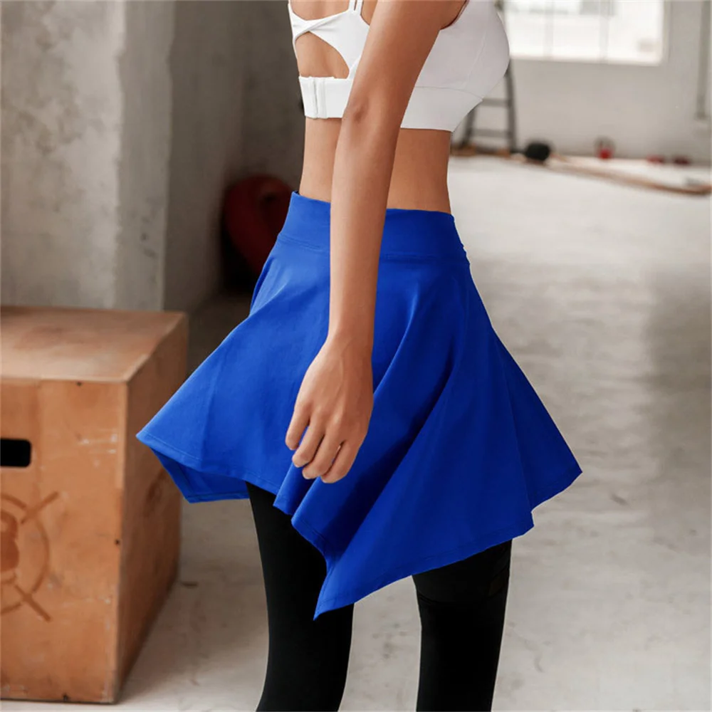 

Yoga Short Skirt One Piece Outside To Cover The Hips Sports Fitness Moisture Wicking Anti-Walking Laika Strapping Towel