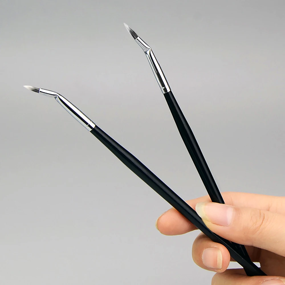 

1pcs Elbow Eyeliner Brush Professional Liquid Eyeliner Gel Pencil Fine Eye Liner Make Up Brushes Cosmetic Wood Beauty Tools