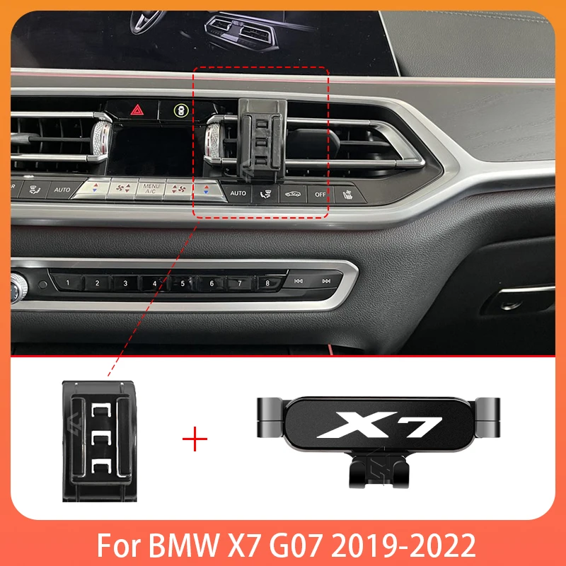 Автомобильный держатель мобильного телефона для BMW X7 G07 2019-2022 регулируемый