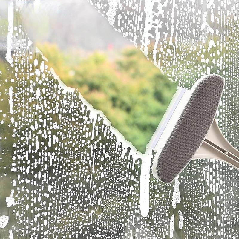 

New Windshield Wiper Glass Cleaning Tools Accessories Window Cleaner Gadget Double Sided ScraperHand Tools House Accessories