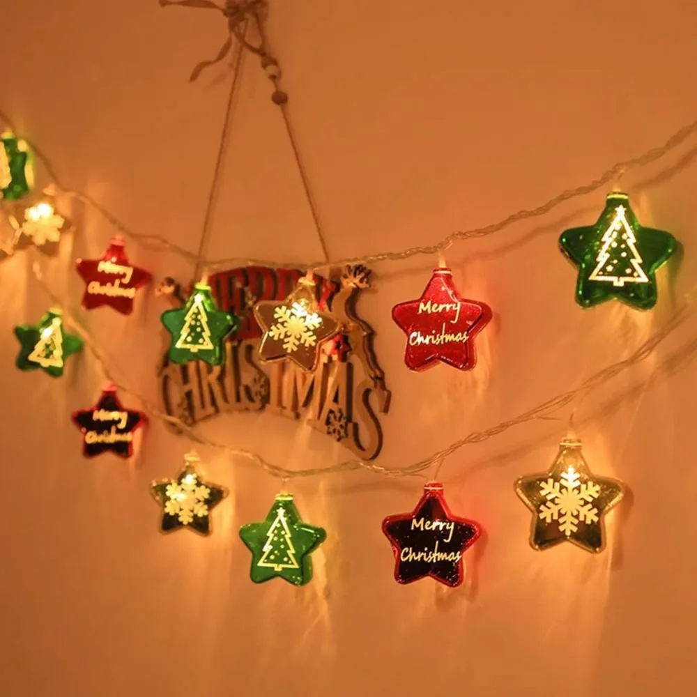 2 м светодиодный рождественский мерцающий светильник красный зеленый золотой