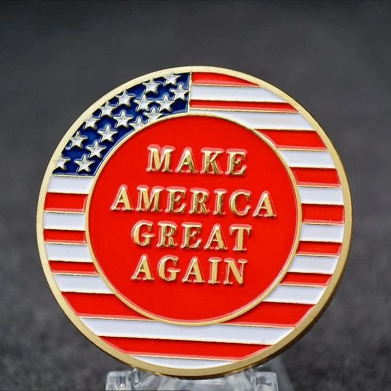 

Коллекционная монета с изображением Дональда Трампа, 2020 год