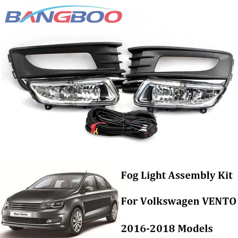 

Противотуманные фары для переднего бампера автомобиля Volkswagen VENTO 2016 2017 2018 с переключателем, комплект жгутов отжима, 1 комплект