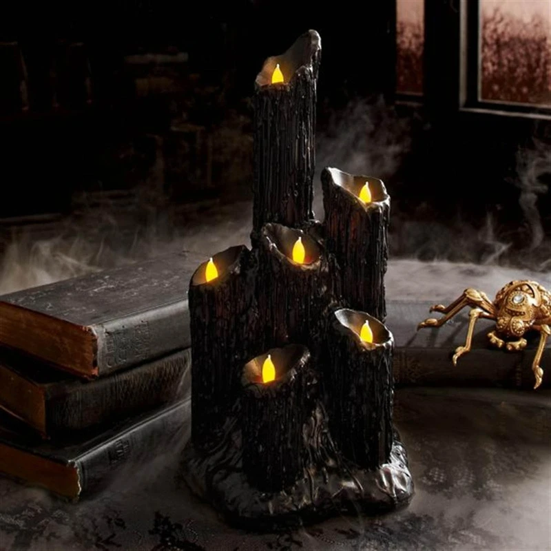 S Melting Candle Cluster Candle Holders For Table, Farmhouse Candle Holders