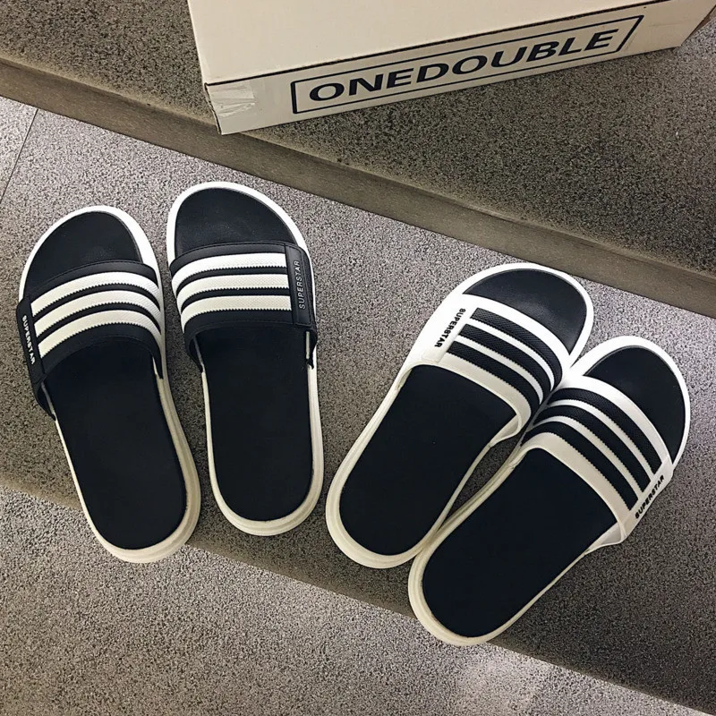 

Slippers Men's Summer Fashion Korean Slippers Men's And Women's Outdoor Trend Sandals Men's Beach Flip Flops Casual Shoes 2022