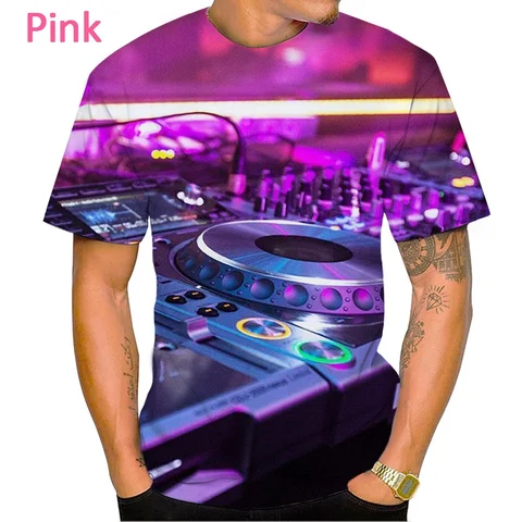 Полиэстер футболка DJ