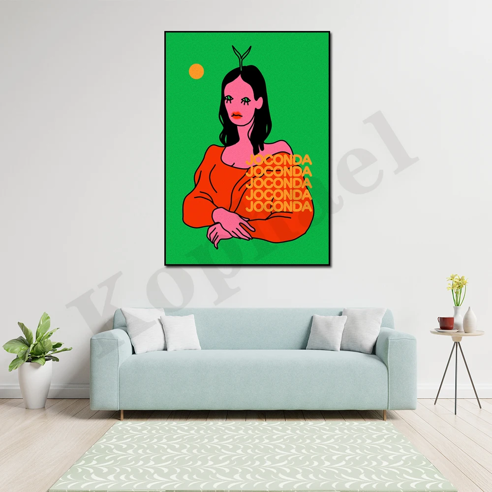 

Joconda Abstract Figure HD Print Canvas Painting