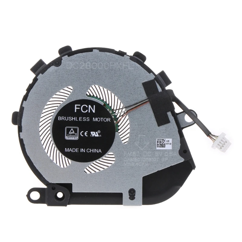 

1PC CPU Fan Laptop Cooling Fan DC5V 0.4A 4-pin CPU Cooler for Dell Latitude 7410 2-in-1 Notebook Heatsink Part Dropship