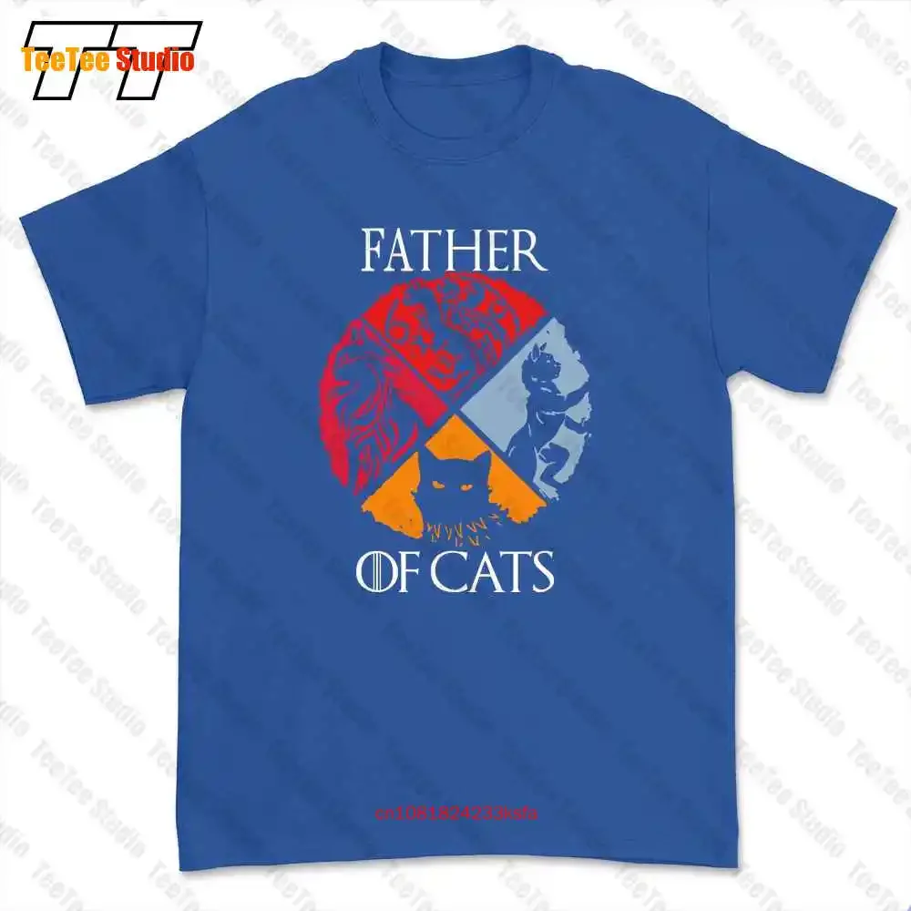 Футболка Отец кошек есть кошка в подарок на день отца DWW9