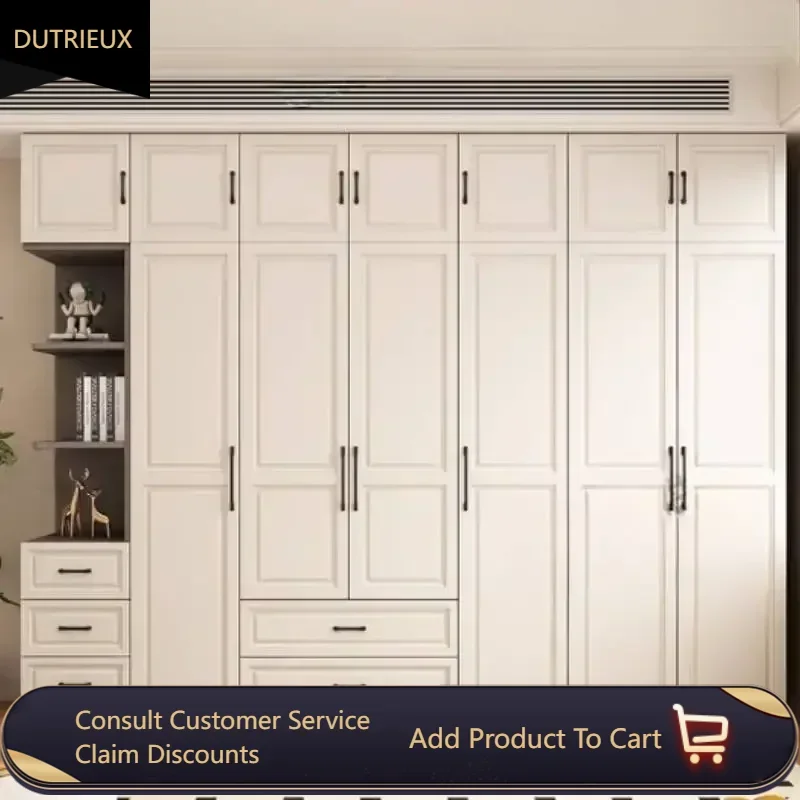 Роскошные шкафы в скандинавском стиле деревянные модульные для хранения вещей