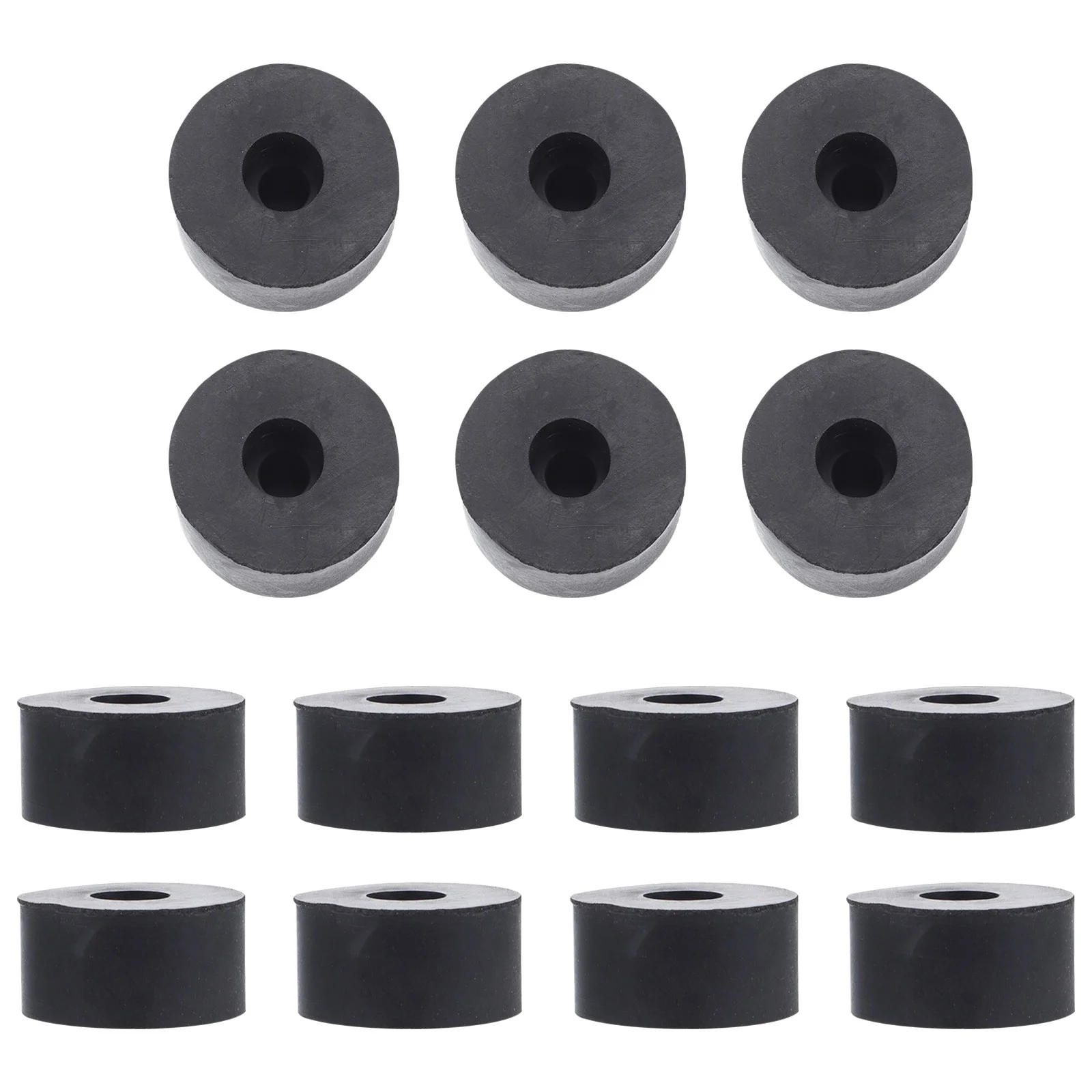 

15 Pcs Rubber Shock Pad Washers Vibration Suppression Grommets Bolts Repair Black Screw Household Appliances