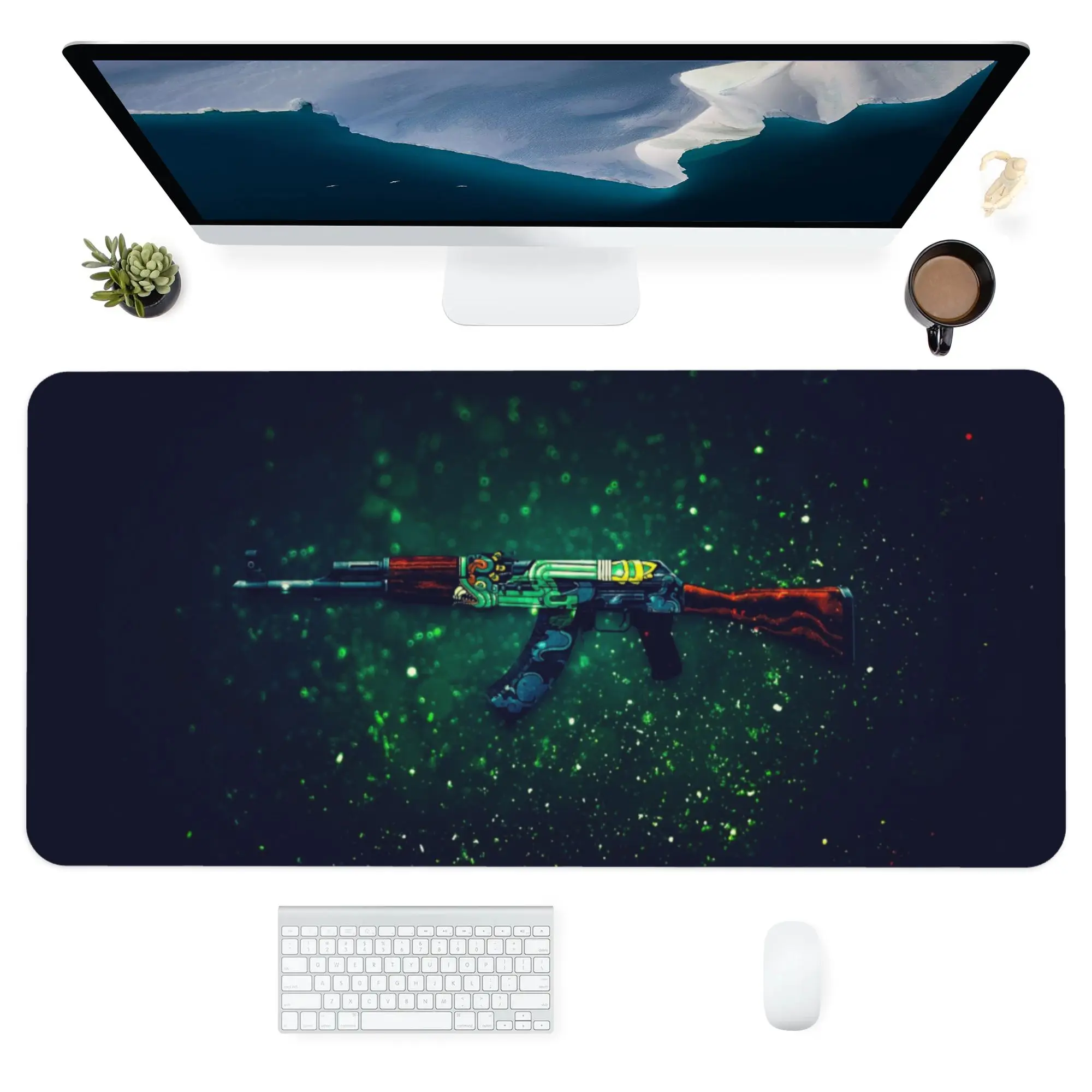 

1Pcs Large Gaming Mouse Pad CSGO Mat Hyper Beast Grande for CS GO Gamer XXL Office Desk Computer Mousepad PC Game Muismat
