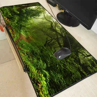 mrgbest nature landscape trees forest mouse pad 4mm mouse for computer comput mous tabl mat for mouse gaming laptop rug pad mice