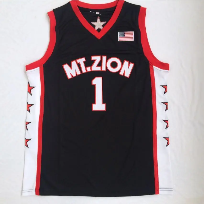 

Montjuan Christian #1 TRACY McGRADY College Black Basketball Jersey With Double Stitching